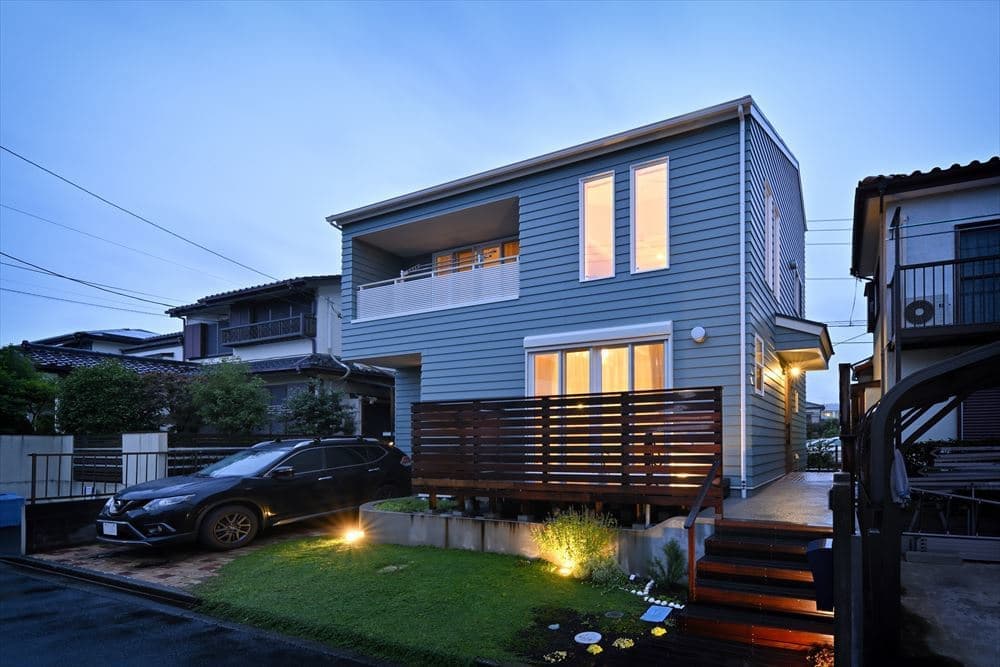 シンプルな外観