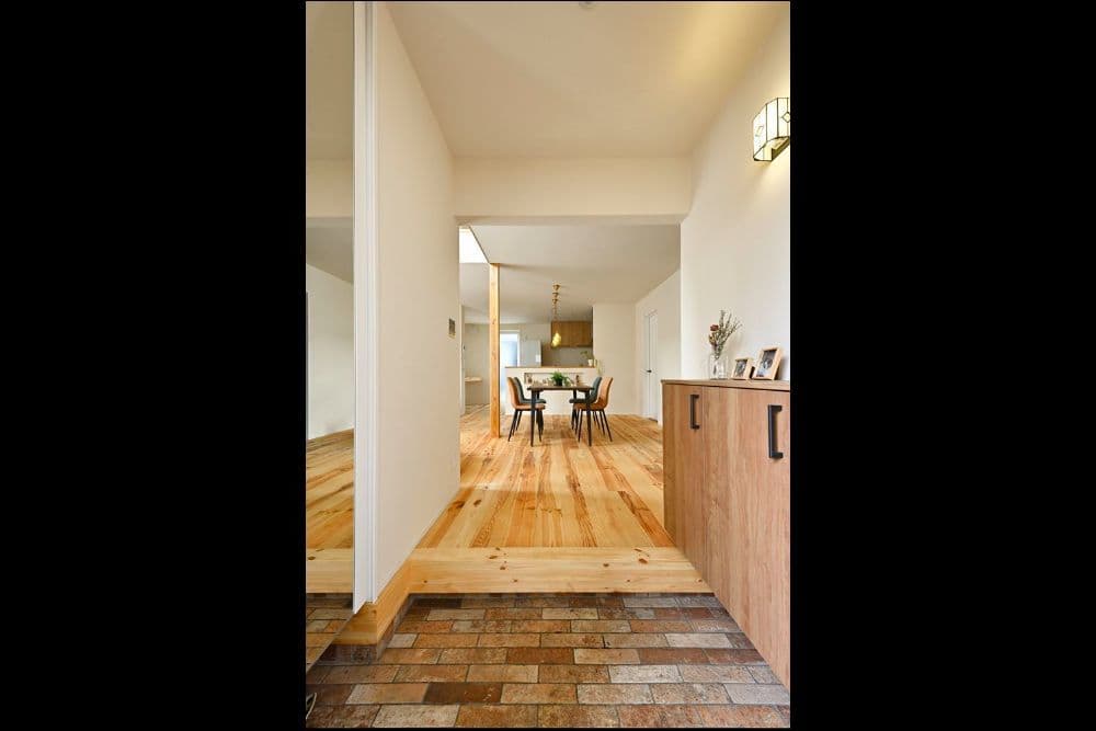 オープンな玄関