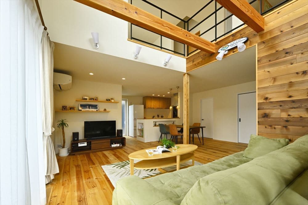 開放的なリビング